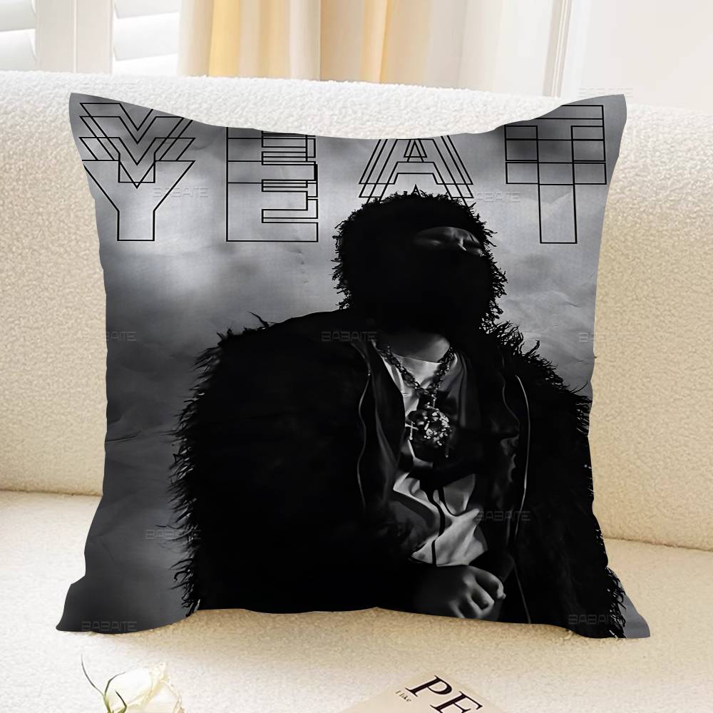 Rap YYeat Cushion Cover Polyester Sofa Cushions Decorative Throw Pillows Home Decoration Pillowcover