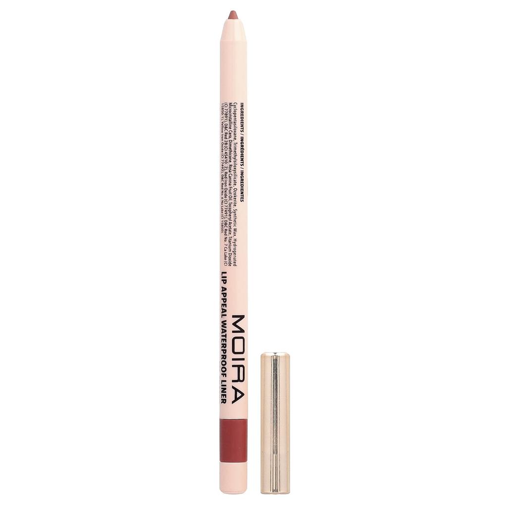 Moira Beauty, Lip Appeal Waterproof Liner, 002 On Point, 0.6g (0.021oz)