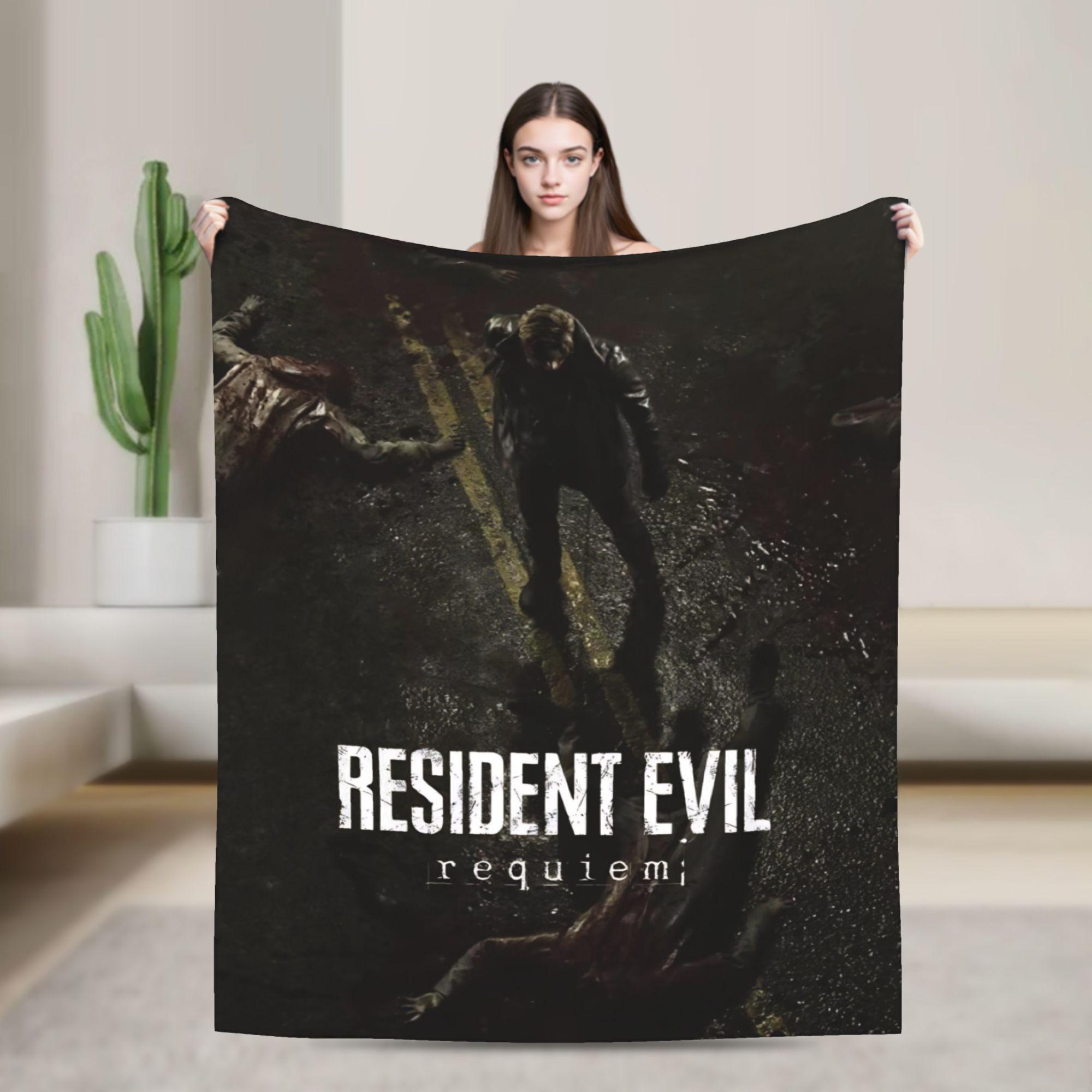 

Residents Evils 9 Blanket Multiple Sizes Super Soft and Warm Games Throw Blankets for Couch Sofa and Bed 100x150cm