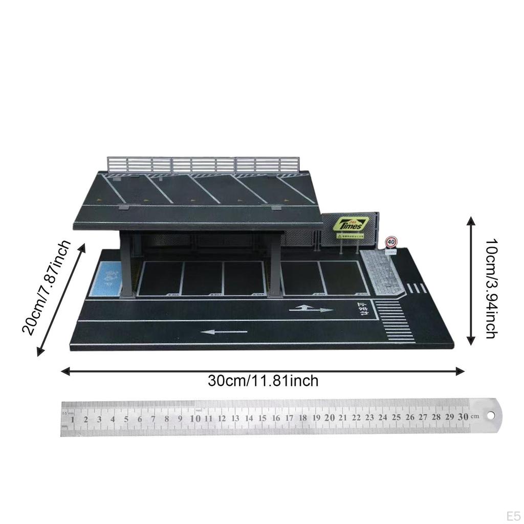 1/64 Die-cast Model Car Display, Vehicle Display Stand Organizer for Collectibles,