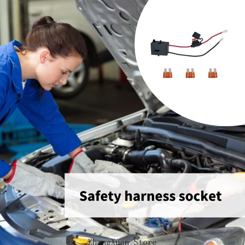 3XUF 2Pcs 12V Wire Harness Socket Connector With for Ride On Toy Easy To Use