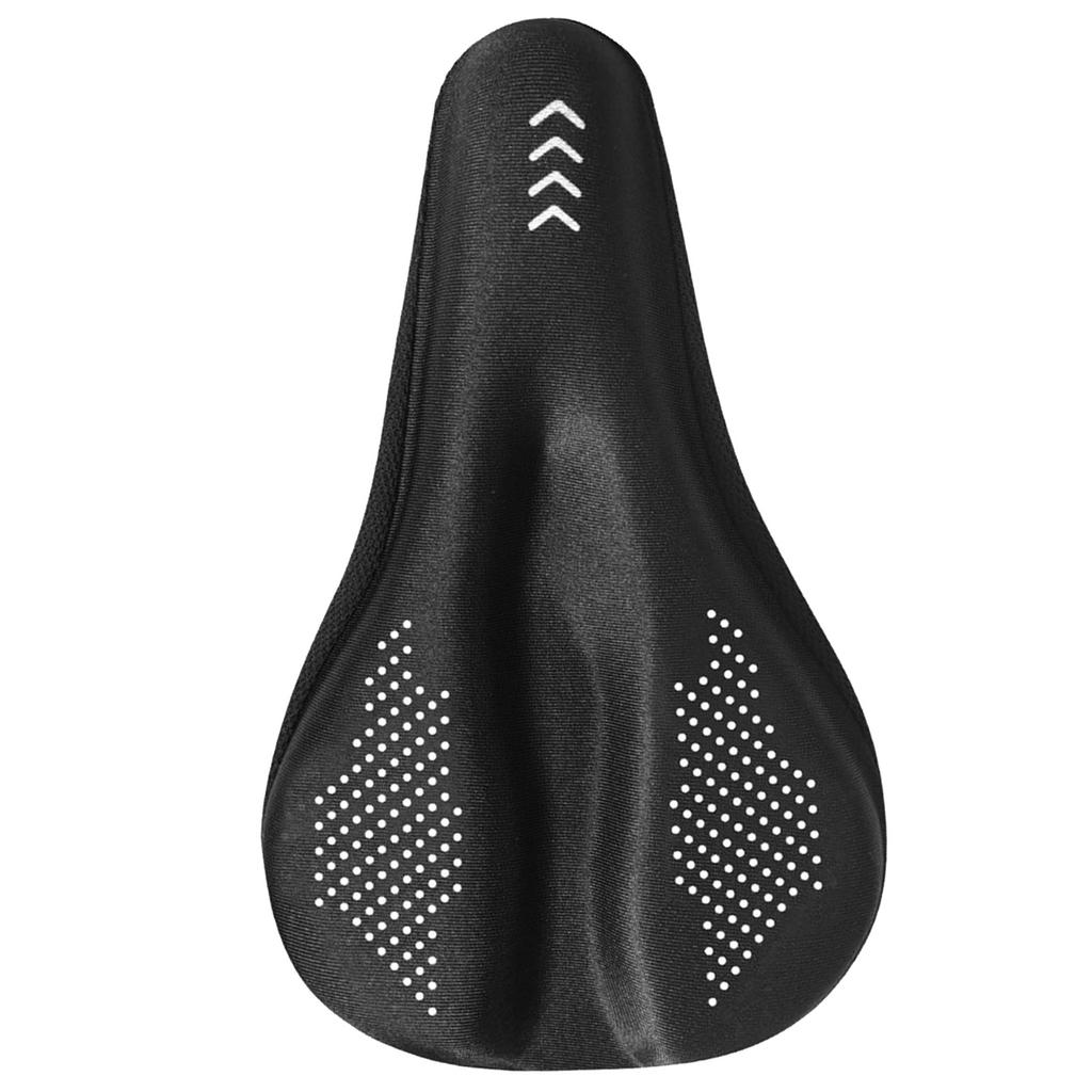 Bike Saddle Cover Silicone Padded Waterproof Bike Seat Cover Improved Comfort Breathable Anti-Slip Bicycles Seat Cushion