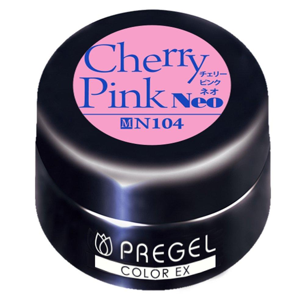 PRE GEL Color EX Cherry Pink neo104 4g Compatible UV/LED