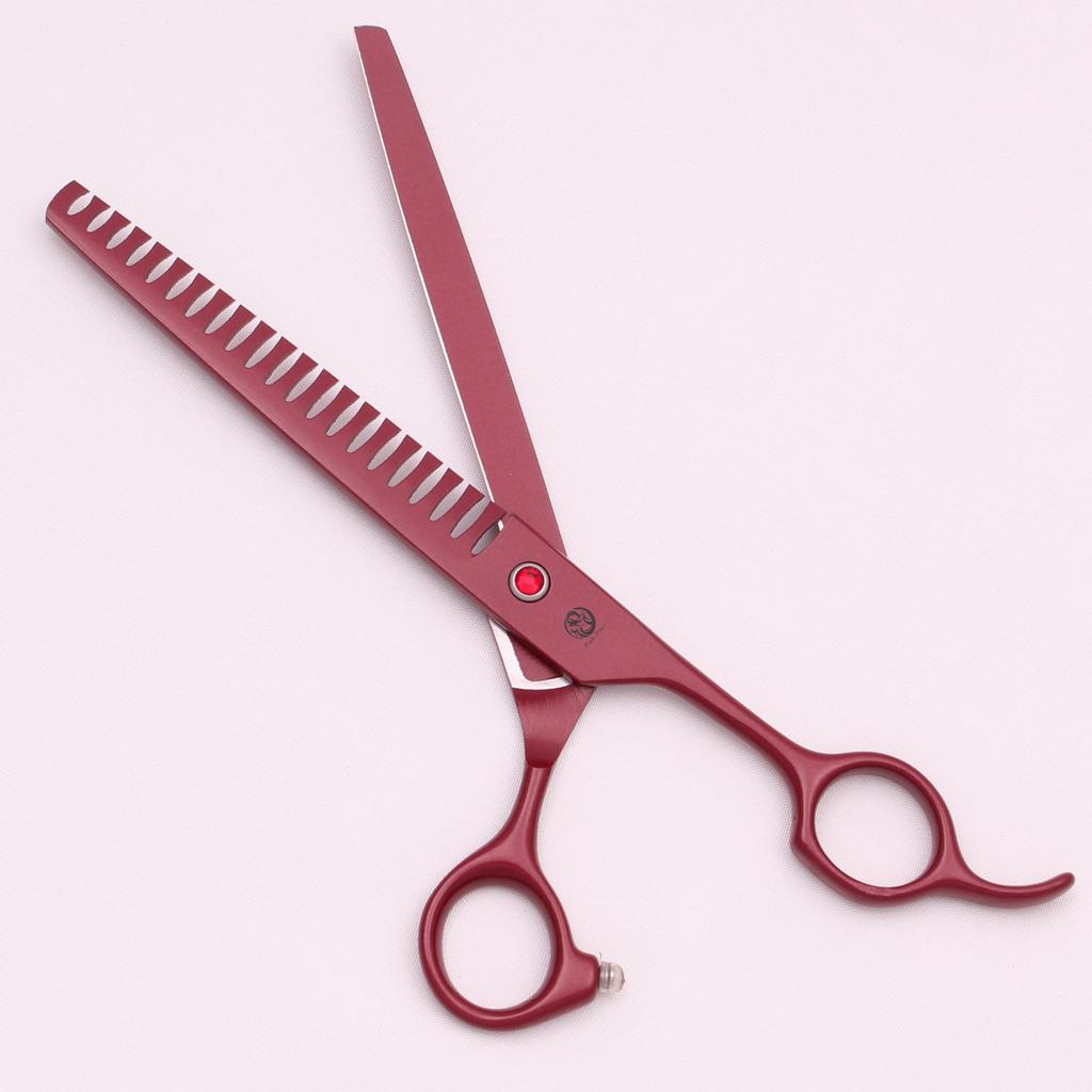 7.5'' מספריים מקצועיות לטיפוח חיות מחמד, מסרק דליל עצמות דג, מלקחיים hemostatic, יפן 440C, סט לכלב חתול Z3088