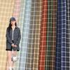 Spring/Summer Retro Plaid Qipao Dress Fabric - TR Stretch, Plain Weave