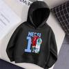 Autumn Soccer Cartoon Printed Children's Hoodie Long-sleeved Sweatshirt Casual Top for Boys and Girls Kid Pullover