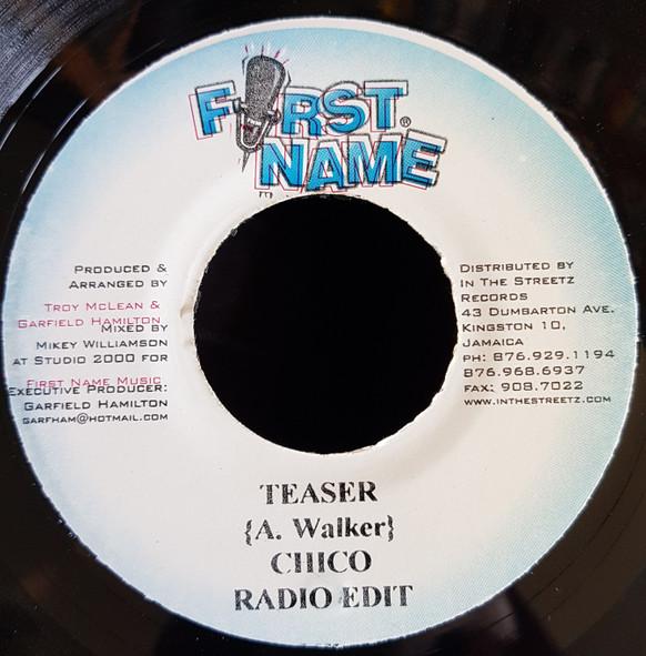 

7inch Record CHICO - Teaser NONE First Name Musi 2000 Jamaica Reggae, Ska & Dub Used