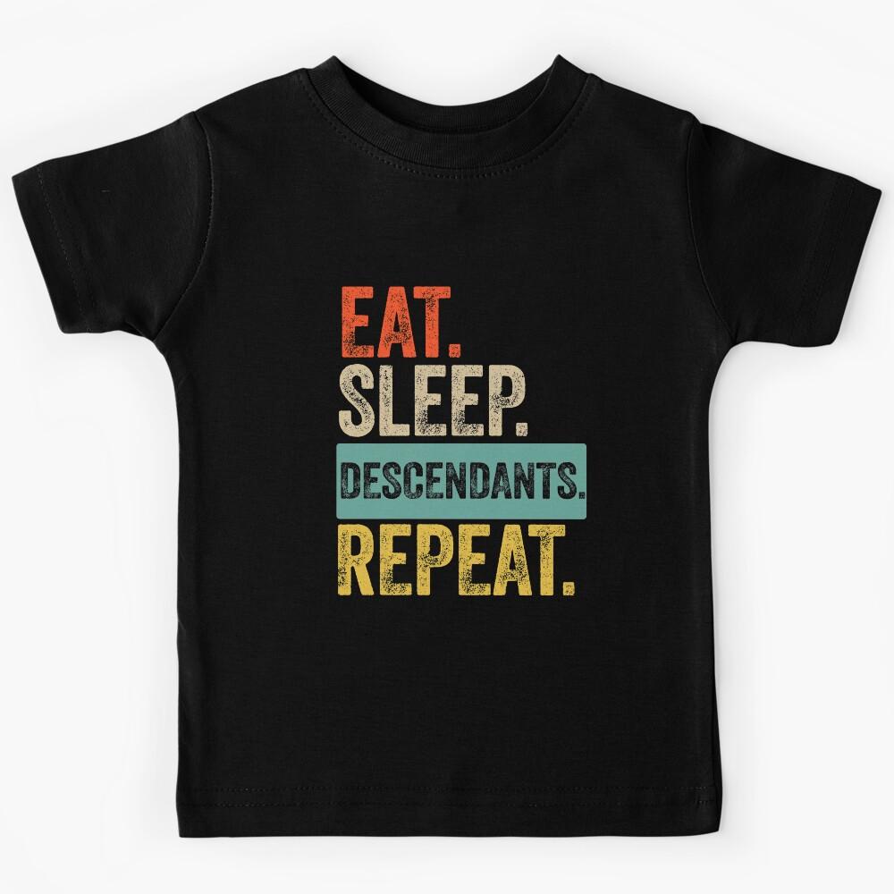 Eat sleep descendants repeat retro vintage Kids T-Shirt 120