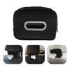 Zipper Car Tissue Box PU Leather Backseat Tissue Case Car Seat Back Organizer  Interior Accessories