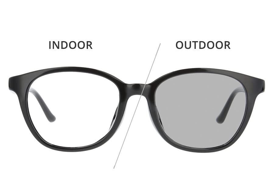 Zoff Photochromic Sunglasses UV Protection for Men and Stylish [WEB Exclusive] Wellington-Style (Black) Women, [ZA231G21_14E1 ZA231G21-14E1]