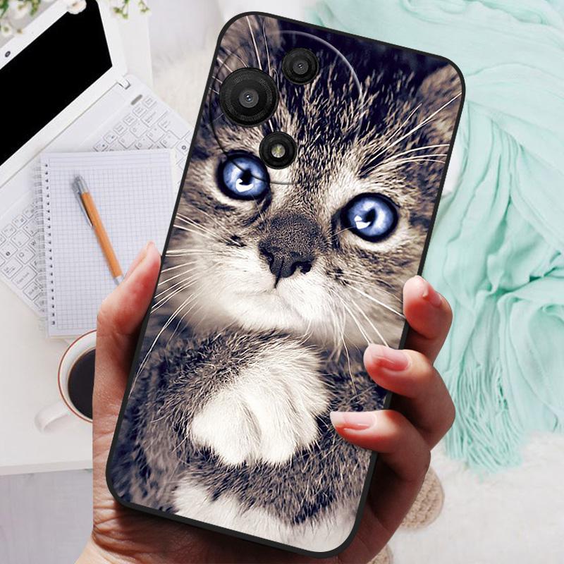 For TCL 60 SE NXTpaper 5G Case Lion Wolf Silicone Soft Back Cover For TCL 60SE NXTpaper 5G T521K Phone Case Protective Shell
