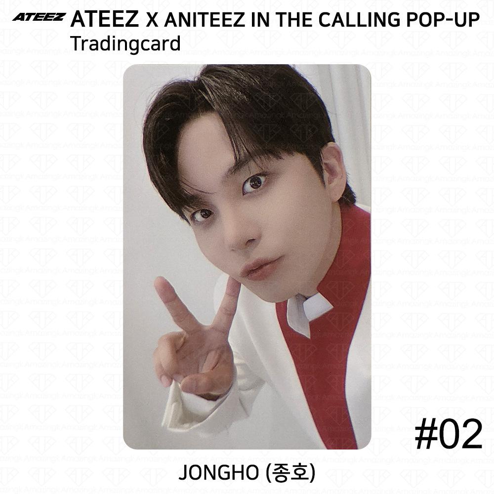 ATEEZ X ANITEEZ IN THE CALLING POP-UP Unitate Carte de Colecție MD KPOP K-POP Seonghwa