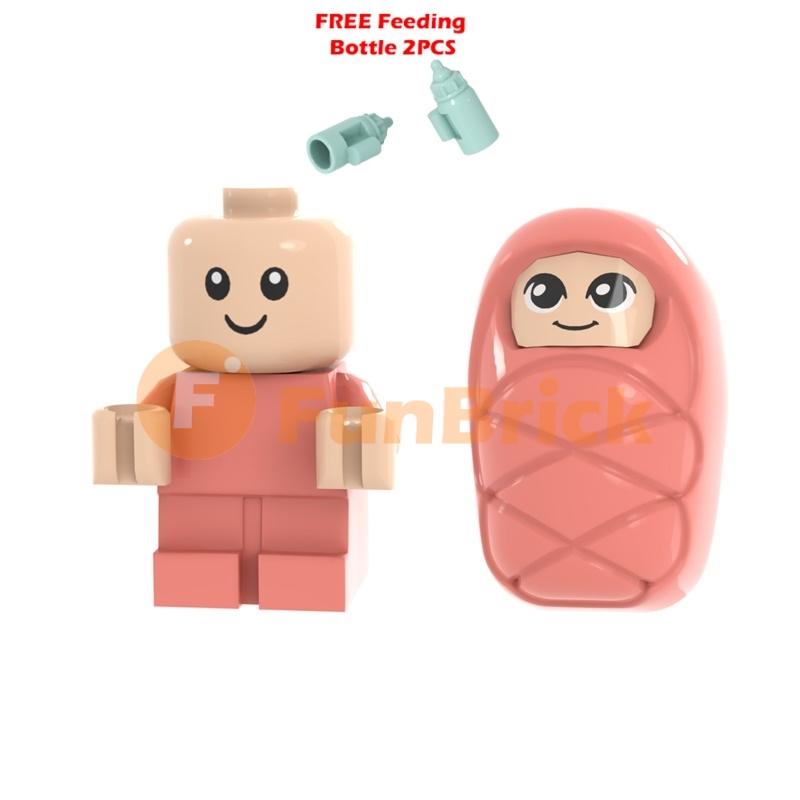 Klocki konstrukcyjne dla dzieci Zabawki MOC Klocki DIY Wózki dziecięce Prezenty dla dzieci