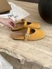 Soft-soled square-headed Mary Jane single shoes, spring women's outer wear, commuter versatile bag head, half slippers