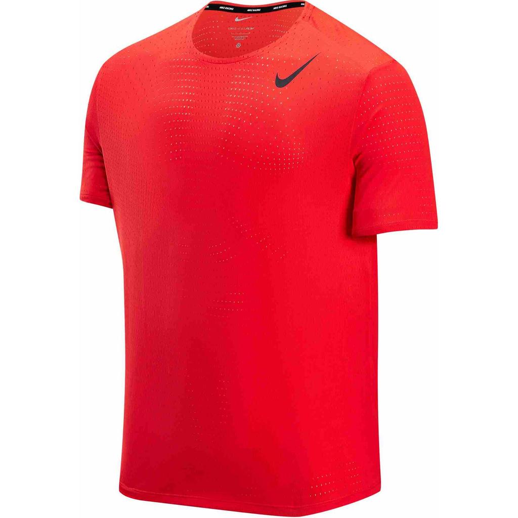 Nike Aeroswift Dri-Fit Adv Quick-Dry Fashionable Round Neck Short Sleeve T-Shirt Men Tops Red HJ3378-696