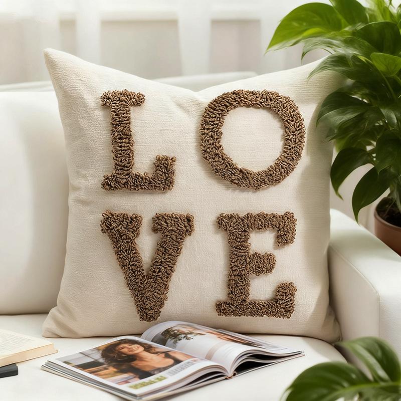 Leichter Luxus High-End Sofakissen Kissenbezug Böhmischer Stil Bettkopfteil Erkerfenster Kissenbezug 45×45cm