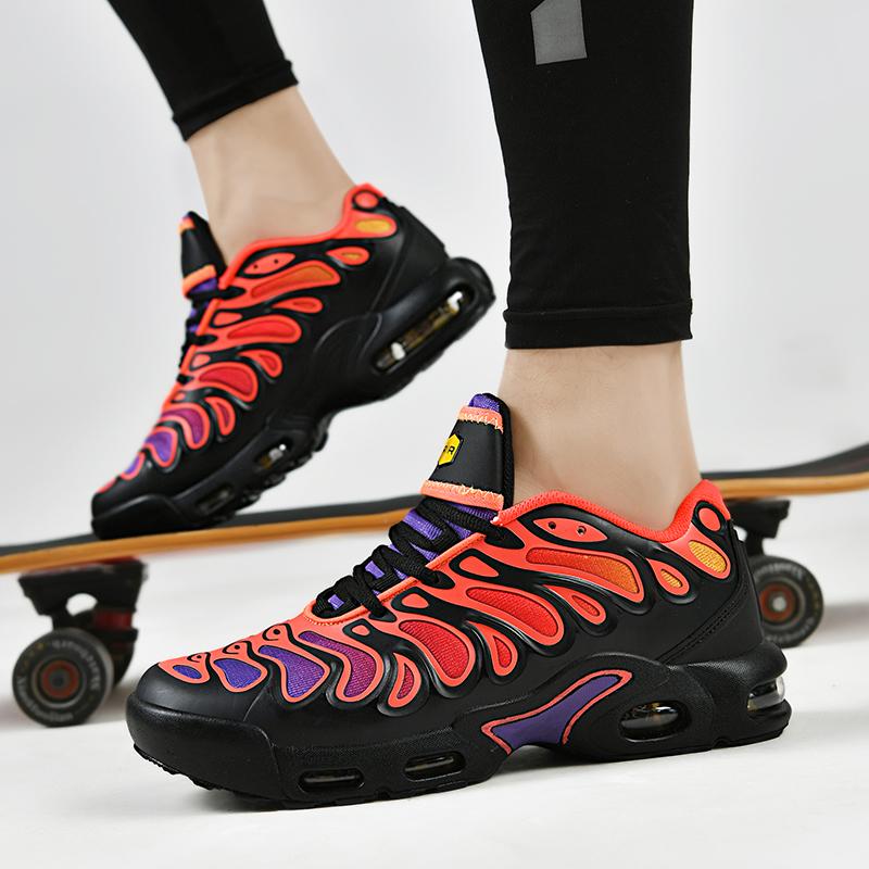 Zapatillas unisex con amortiguación para correr, deportivas para mujer, deportivas para correr, baloncesto, antideslizantes, para hombre