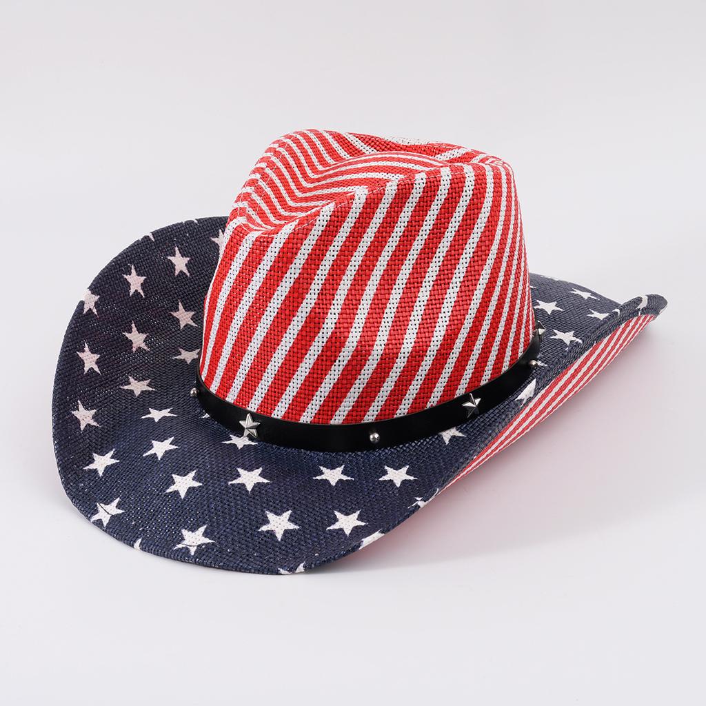 Western cowboy hat men's summer high quality outdoor tourism beach jazz straw hat women's big brim retro Tibetan hat