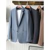 Heavyweight Waffle Fabric! Italian-Style Simple Luxury High-End Men's Spring and Autumn Textured Stretch Wrinkle-Free Casual Suit Jacket