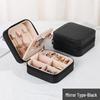 Korean Style Travel Jewelry Box with Mirror for Earrings and Rings