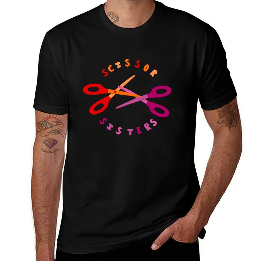 Scissor Sisters T-Shirt Lustige T-Shirts Baumwolle Unisex T-Shirts Hohe Qualität Luxusmarke T-Shirt