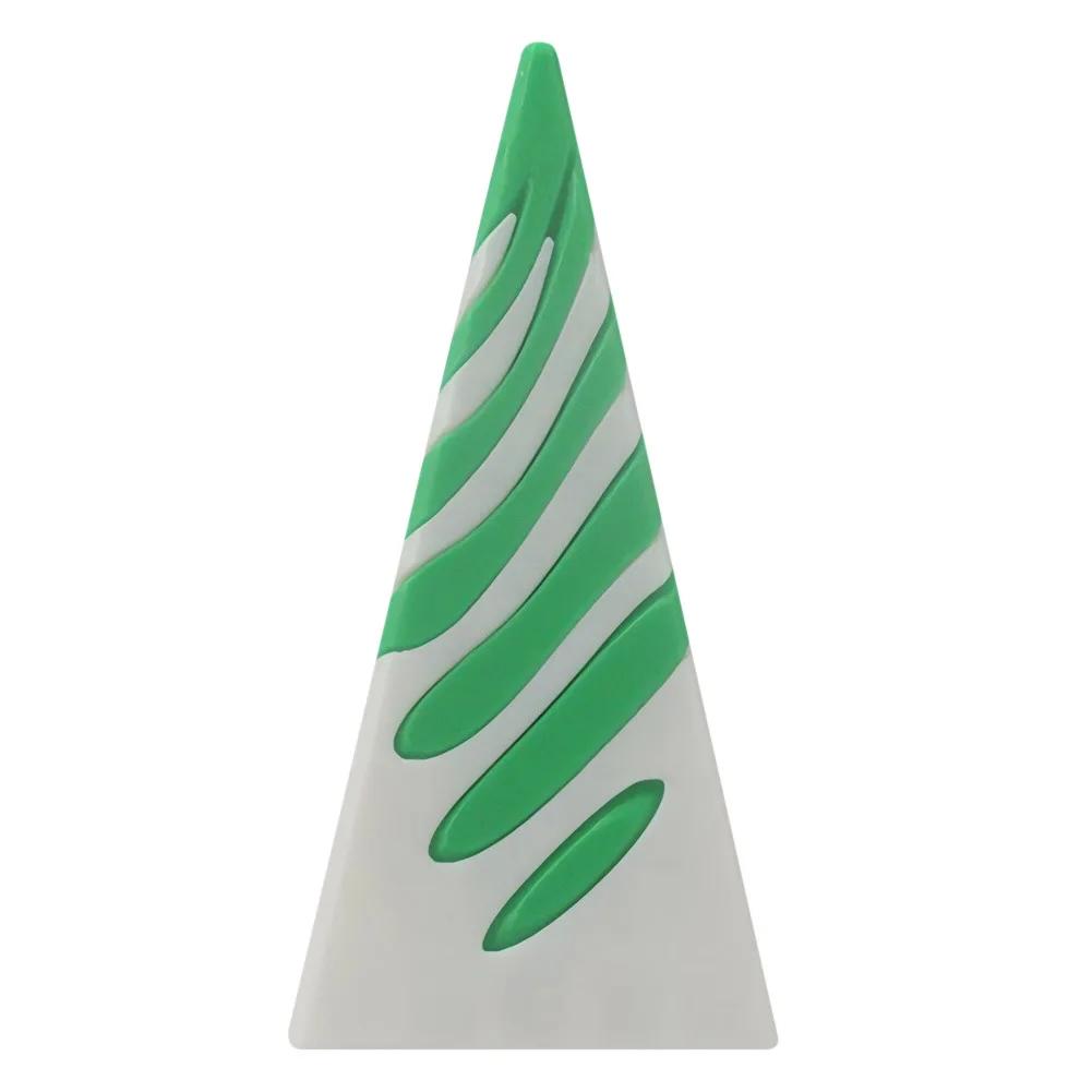 3D tištěná hračka se spirálovým kuželem Nemožný průchod pyramidou Socha průchod pyramidou Fidget Hračka Mini Vortex Thread Illusion