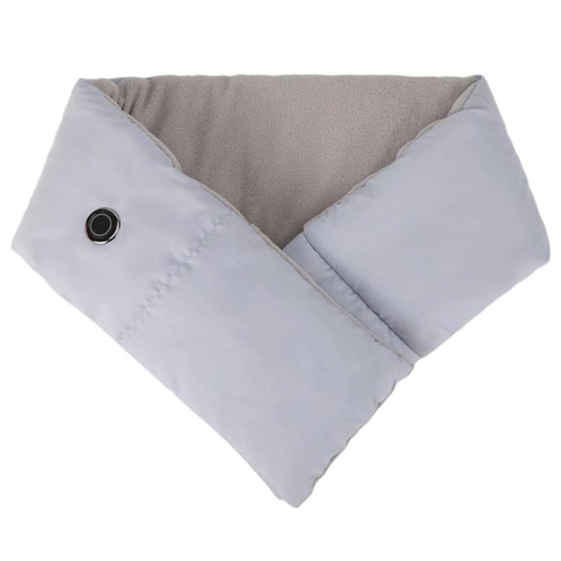 

Electric Heating Scarf Regulable Temperature Soft Scarves Portables Warm Scarf for Outdoor Activity сірий колір
