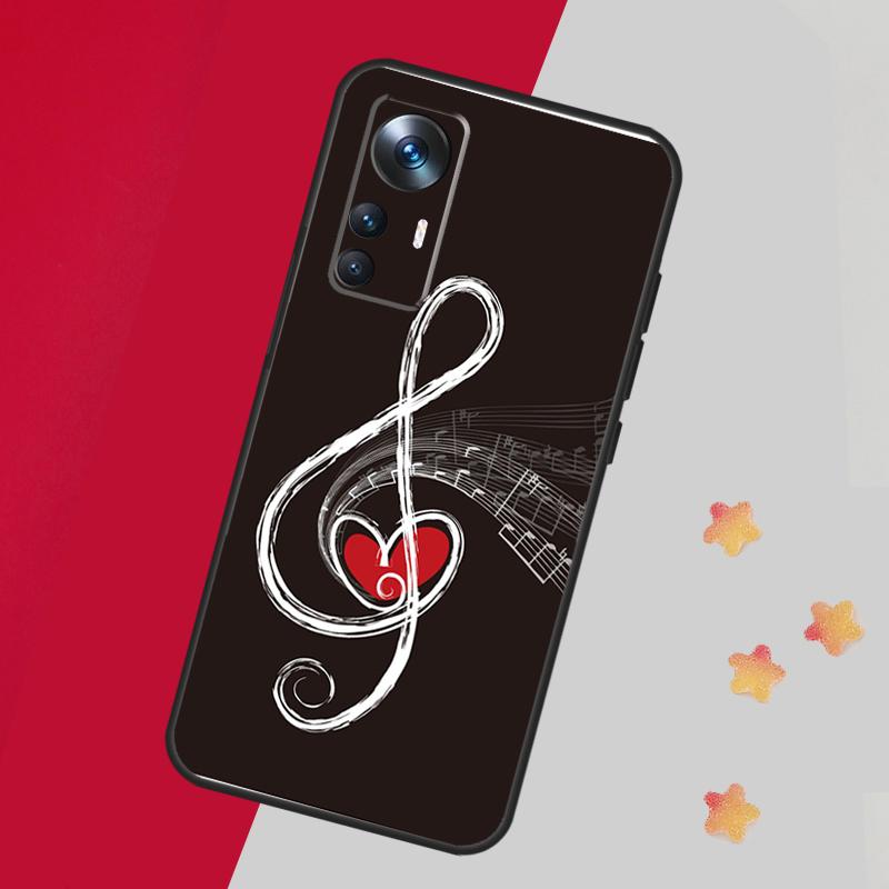Minimalist Music Lover Case For Xiaomi 13 14 Pro 13T 12T 11T 12 Lite 12X POCO X5 X3 F5 Pro F4 X4 M5 M5s F3 Cover