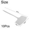 10pcs Garden Plant Label Plastic Garden Labels Gardening Plant Nursery Markers Label Tray Mark Diy Tool