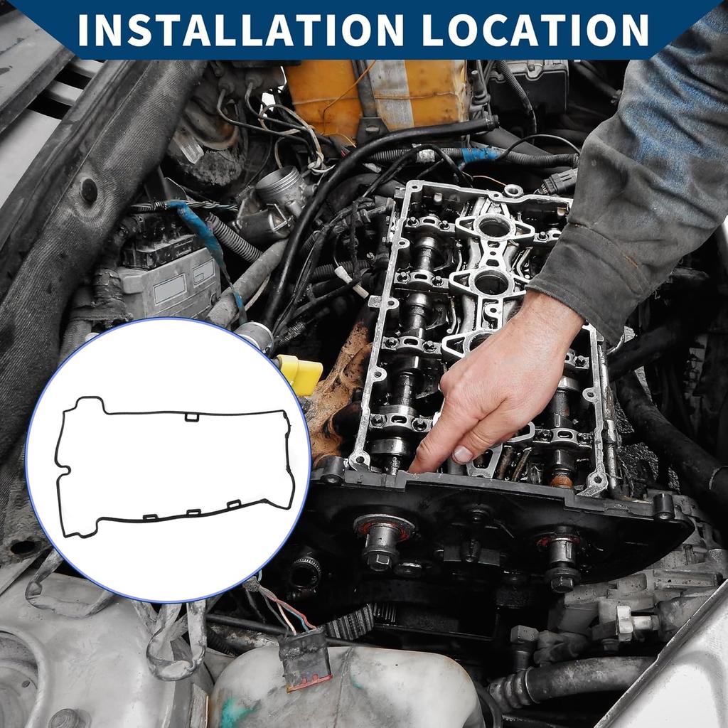 No.12605173 Valve Cover Gasket for Buick Regal CXL 2.0L L4-Flex 2011 / Cylinder Head Valve Seal Gasket/Durable Rubber Rocker Cover Gasket / 1 Pcs