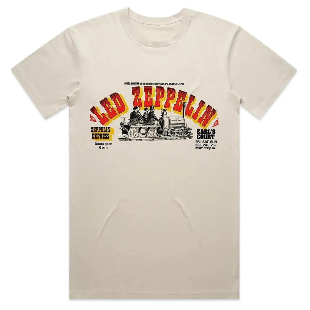 Led Zeppelin Rock Band 2026 New Spring Summer Unisex 100 Cotton Album Print TShirt Hip Hop Y2K Fashion Tshirts