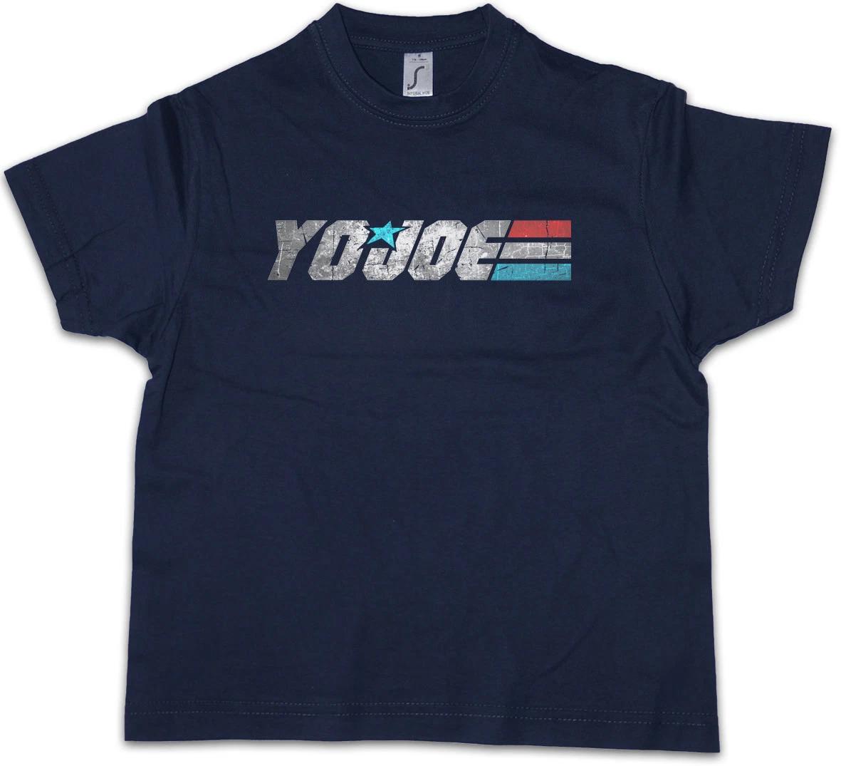 YO JOE Kids Boys T-Shirt GI Joe Commander Cobra Kai Destro Action Force Movie 130