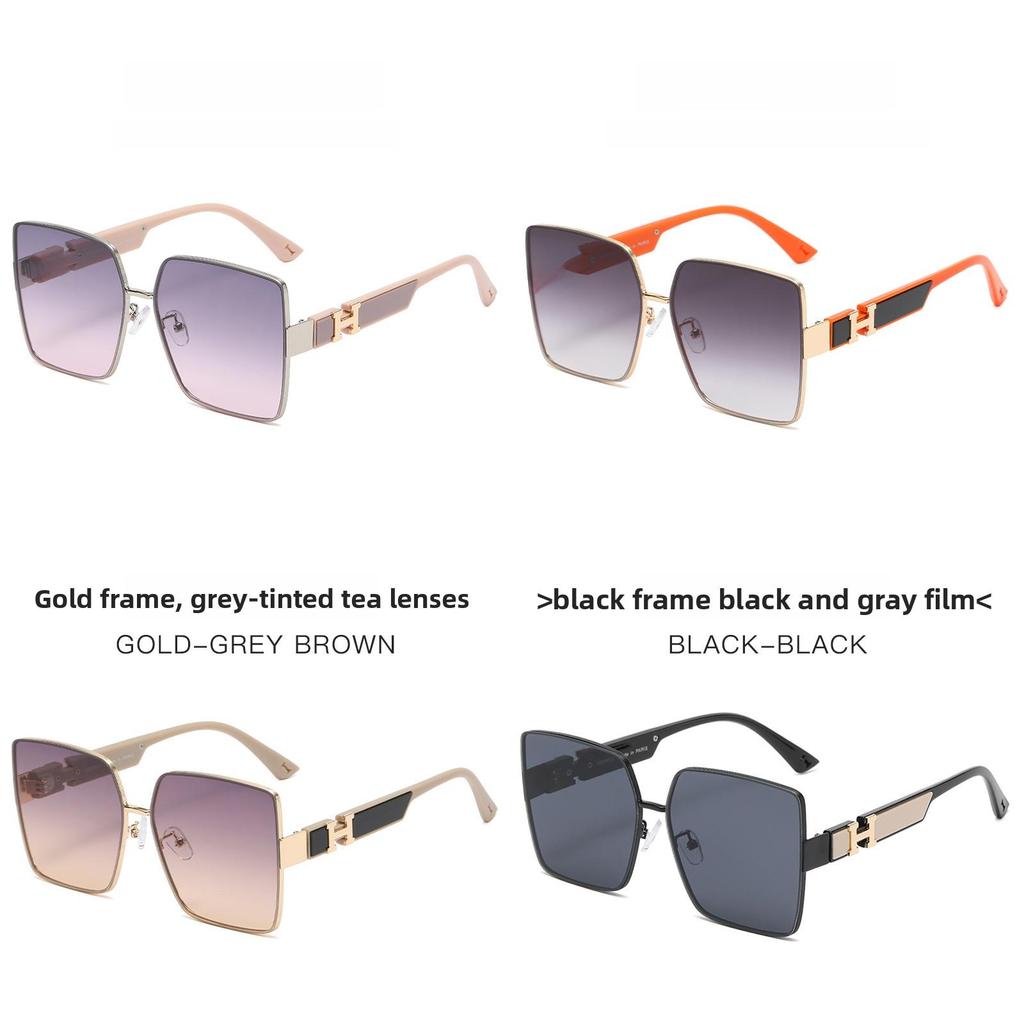 Summer Uv400 Female Square Sunglasses With Blue Pc Lenses For Fashion And Travel