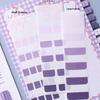 Gradient Writable Index Tabs: Quick-Drying Sticky Notes, Bookmarks, and Classification Labels for Students