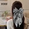 Dark Style Hair Bows for Festivals Halloween Bow Clip Women Girls, Spider Web Barrettes Cute Girls Clips, Large Bowknot Accessories Cosplay