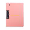 W89C Standard Size Flipping Clipboard Folder With Metal Clip File Organiser wth Writing Board For School Office 12.6x9.25In