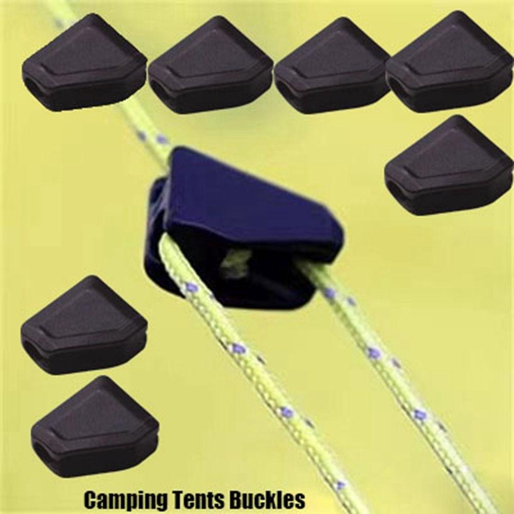 

4 шт. пластиковые уличные горные пряжки, черная ветровая веревка, пряжка, пряжка для веревки, уличный инструмент
