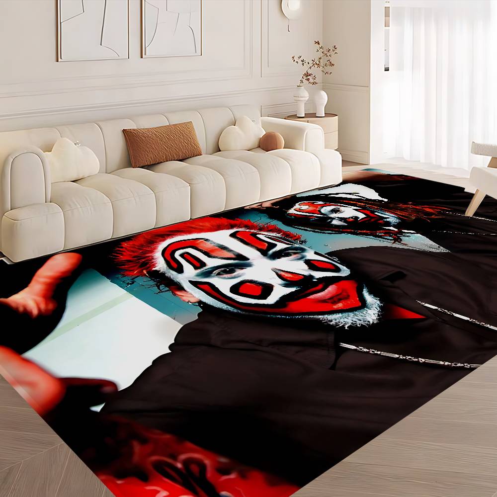 Hip-Hop I-Insane C-Clown P-Posse Floor Mat Retro Multiple Choice Living Room Kitchen Rug Non-Slip Modern Home Decor