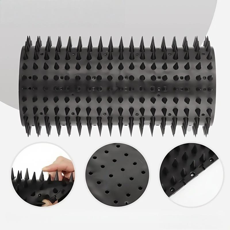 Equine Bovine Massage Brush Sturdy Mulfunctional Strong Weather Resistant Livestock Itch Post Pad for Fence Farm Indoor Garden