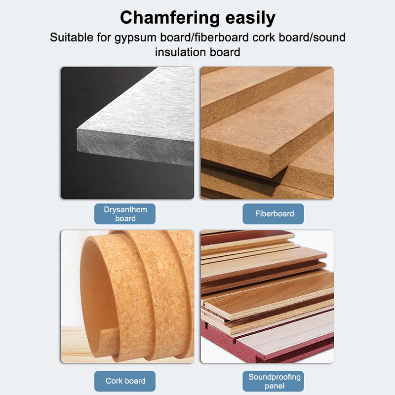 Woodworking Gypsum Board Planer Flat/Right Angle Planer Board Manual Trimming Wood Planer Chamfering Tool Edge Trimming Tools