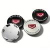 4 Stück VOSSEN Logo Emblem Auto Radnabendeckel Außendurchmesser 51MM Clips 46MM Räder Radkappe Felge Radnabenkappen Staubschutz Ersatz Auto Zubehör