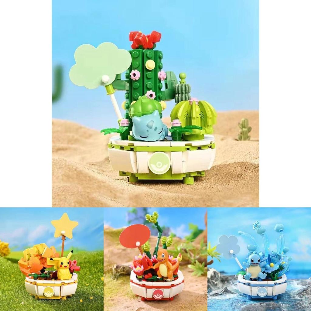 Pokémon Miniaturpflanzen Pikachu Glumanda Schiggy Bisasam Oder Pummeluff
