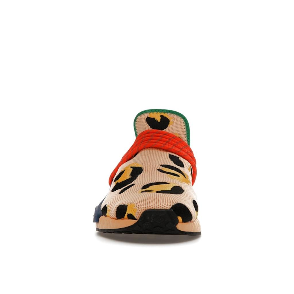 Adidas Pharrell X NMD Human Race Animal Print - Pulse Amber Unisex Sneakers Multi-Color Bold-Gold Black HP3221