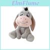 Cute Grey Plush Donkey Toy For Kids Soft And Cuddly Stuffed Animal Doll, Perfect Gift For Children