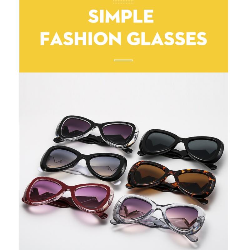 Women's sunglasses, fashionable large-frame butterfly sunglasses