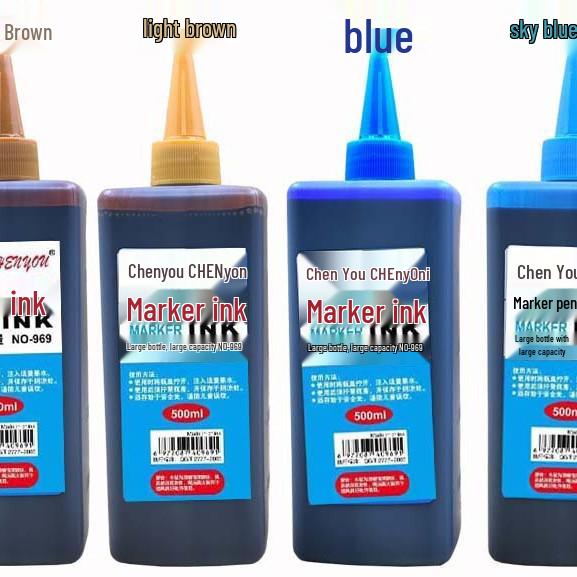500ml Large Capacity Oil-Based Marker Pen Refill Ink