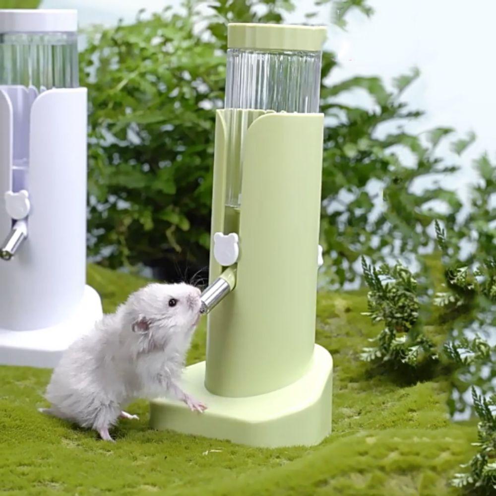 Adjustable Small Animal Vertical Feeder Leak-Proof Hamster Water Dispenser  Cage