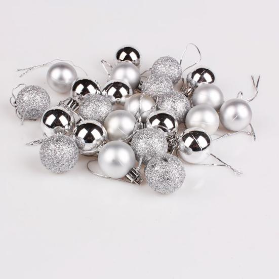 Glittering Baubles Balls Christmas Tree Ornament Xmas Party Hanging Decoration