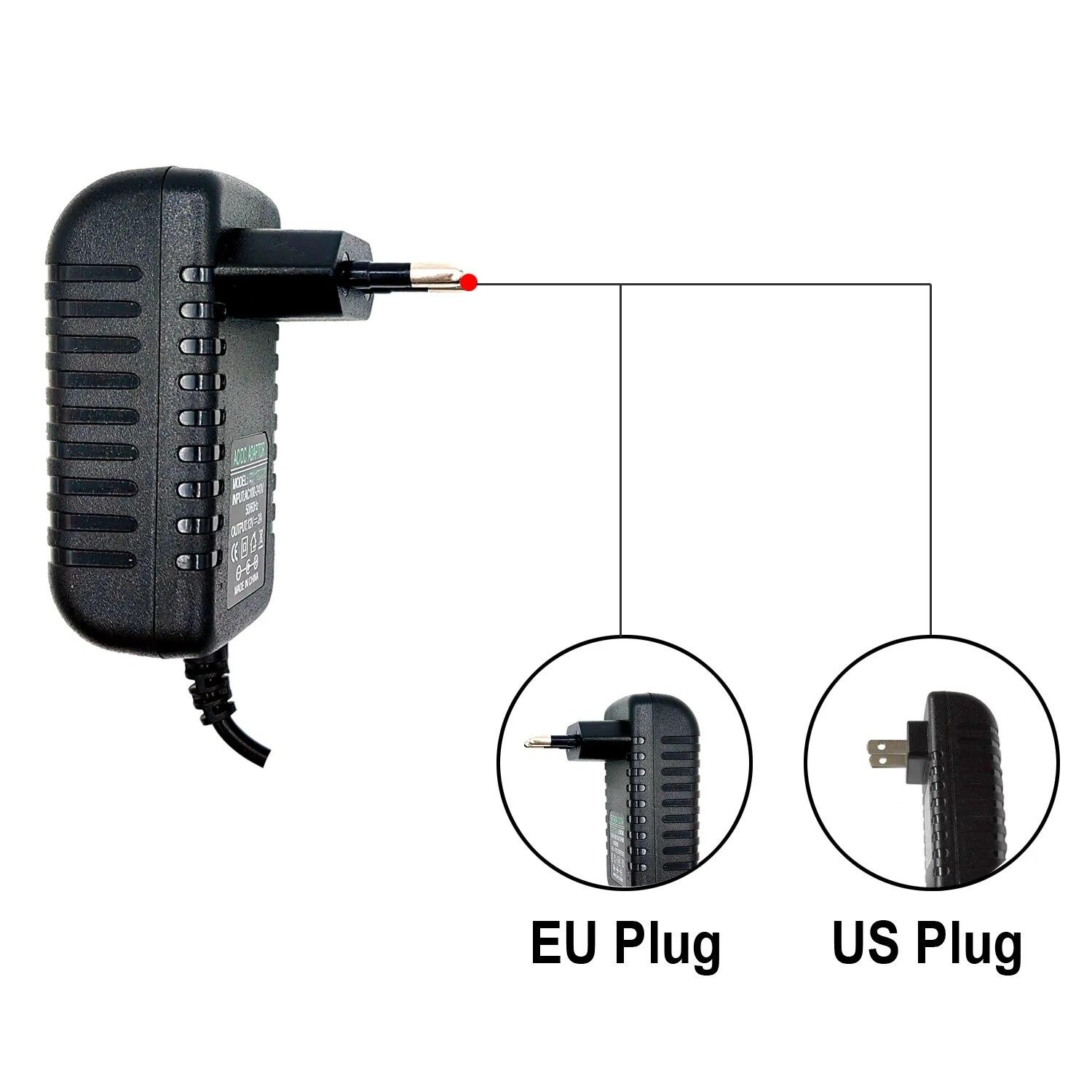 

Адаптер питания AC 100-240V Вход DC Выход Блок питания Зарядное устройство EU/US 12V Универсальный адаптер Конвертер Вилка для Камеры DVR LED Робот LED EU Plug