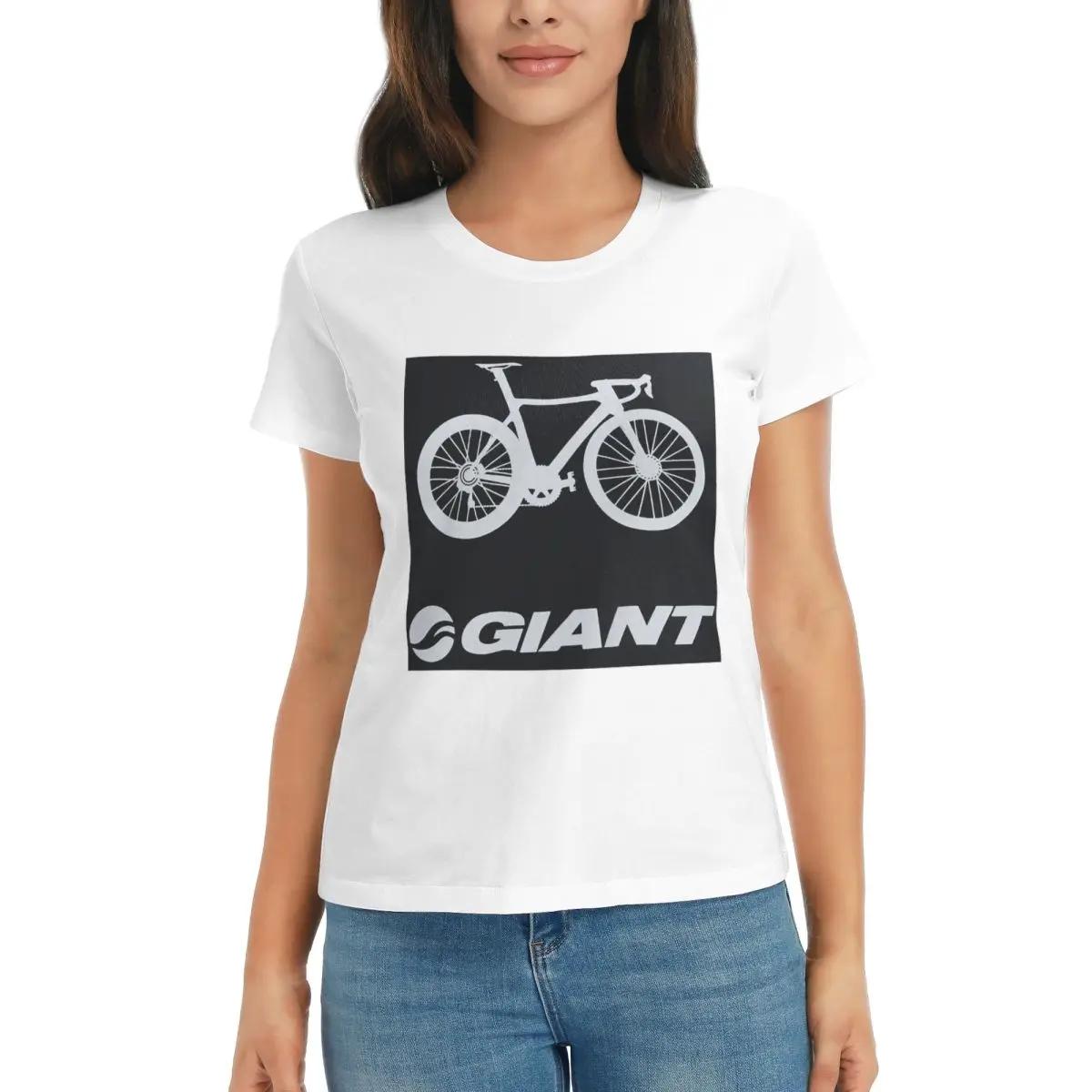 

Women TShirt Giant Bike Summer Short Sleeve Tees Crew Neck Cotton T Shirts Clothes Tops Streetwear S